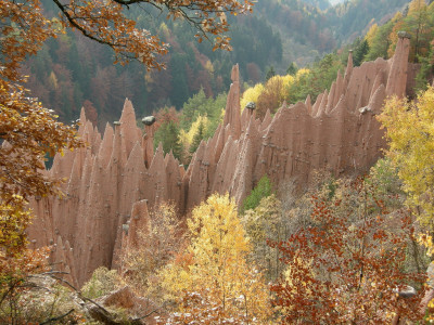 Ritten Earth Pillars in Trentino-Alto Adige/Südtirol, South Tyrol ...